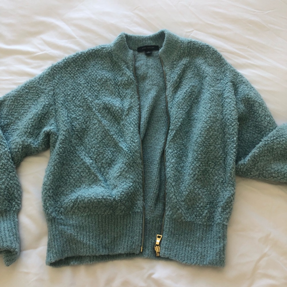 Ann Taylor Light Blue Jacket